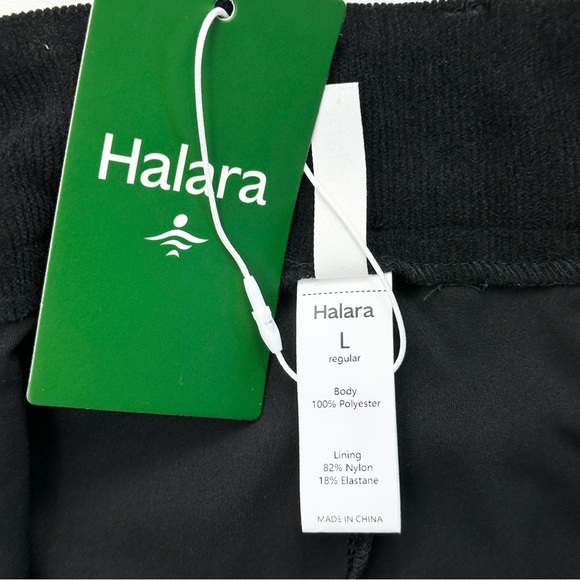 Halara Mid Low Rise Casual Manners A Line Mini  Corduroy Sporty Skort Large - Picture 10 of 11